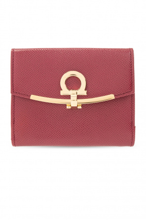 FERRAGAMO★素敵！BABY RONDI LEATHER w/LOGO STUDS WALLET 1.jpg